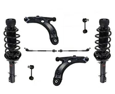 Front Complete Struts Control Arms BJ Tie Rods Links for 98-10 Beetle 10 Pcs