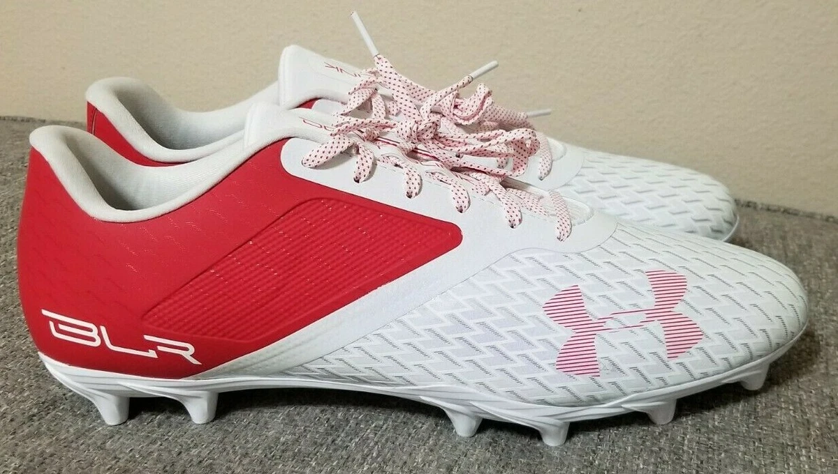 Under Armour Blur Select Low Football Cleat Red 3023191 600 Men s New Size 15