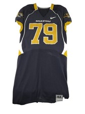 Missouri Tigers Pre SEC  Game Used  Football Jersey Taylor Davis #79 OLB