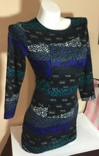 NWT VICTORIAS SECRET MULTI COLOR XSMALL VICTORIA SPORT DRESS CUT OUT BACK F3136