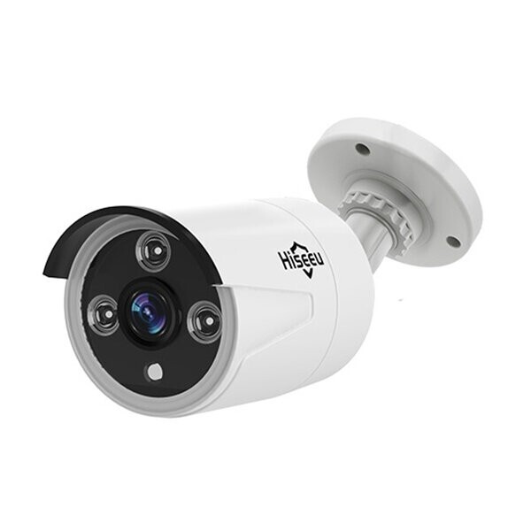 Hiseeu 5MP HD POE Mini Bullet IP Security Camera P2P IP66 Night Vision  Waterprof