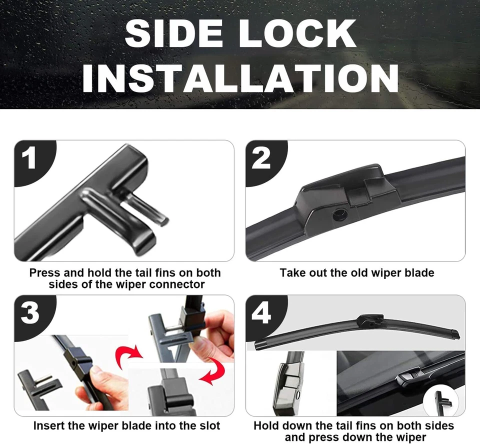 Par de limpiaparabrisas delantero 26"+18" para todas las estaciones para BMW 535i xDrive 11-16 Foto 2 de 4