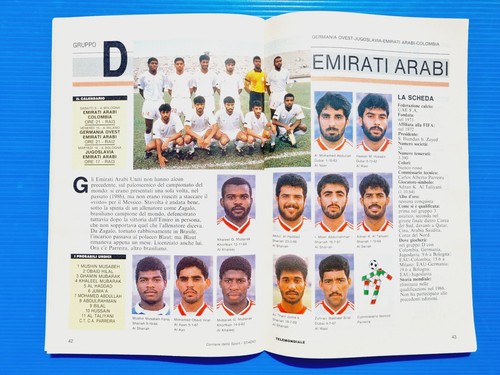 TELE MONDIALE GUIDA PRATICA ITALIA 90 MARADONA-HAGI ROMANIA-EMIRATI ARABI-BAGGIO - Foto 8 di 8