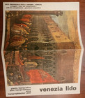 1972 VINTAGE Venice Topographic Plan Tourist Map - Venice Tourism Board — photo 1