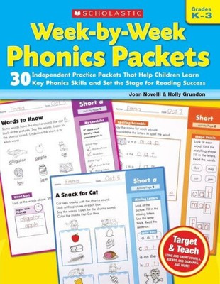 Scholastic Teaching Resources Sc-9780545223041 Week By Week Phonics Packets