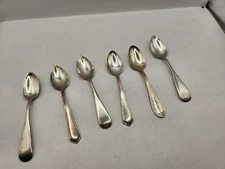 Set of 6 1847 Roger Bros AI amd International Silver 4in Spoons
