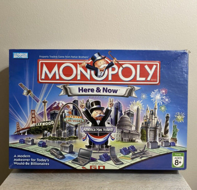 Monopoly Here And Now  Edition - Parker Brothers Hasbro (2006) - Complete in Box