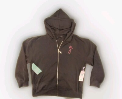 Johnny Wujek X Prom Collection  Black Prism Pink Zip Up Size 2XLT