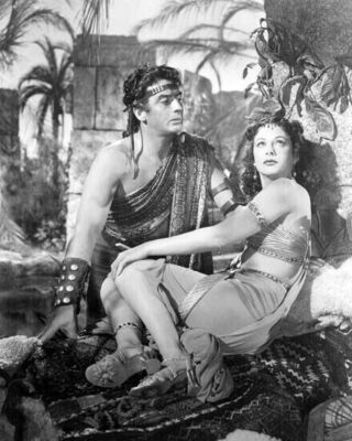 Samson and Delilah Victor Mature Hedy Lamarr romantic scene 11x17 Poster