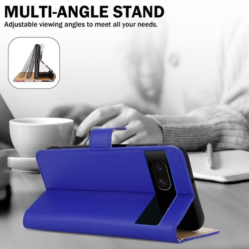 Étui Pour Google Pixel 9A/10PROXL / 9/8A/7A Cuir Portefeuille Téléphone + Écran - Photo 6 sur 102