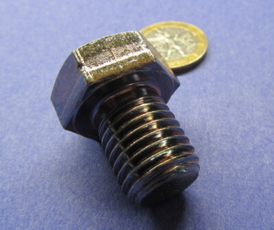 Tap Bolt, FT, 8.8 Zinc Plated Metric, M16 x 2.0 x 20 mm Length, 10 Pc