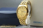 Vintage [Near MINT+] SEIKO 5 7S26-3110 Day/Date Automatic Gold Men's Watch JAPAN