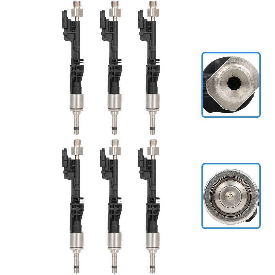 6pcs Fuel Injectors For BMW 535i GT xDrive 3.0L 2011 BMW X6 3.0L 2011 ...