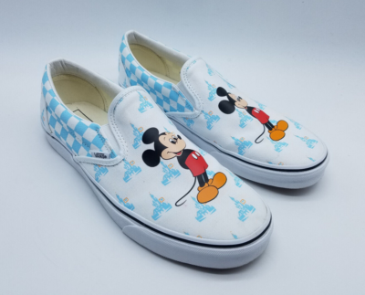 Vans White and Blue Mickey Mouse Slip-Ons s-l400.jpg main image 4