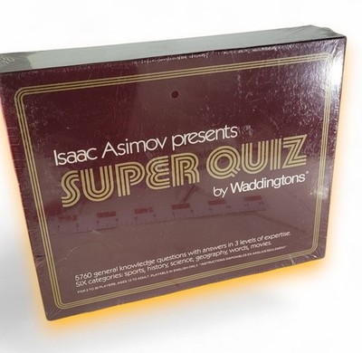 Isaac Asimov Presents Super Quiz by Waddingtons -SEALED NEW Old Stock