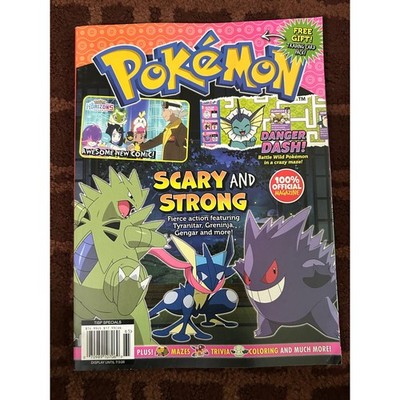 Pokemon Official Magazine TISP Specials Scary and Strong Tyranitar Gengar Comic