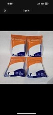 4 Pairs Nanosocks White Size 3 Compression Socks 3-D Nano-Weave Technology, New