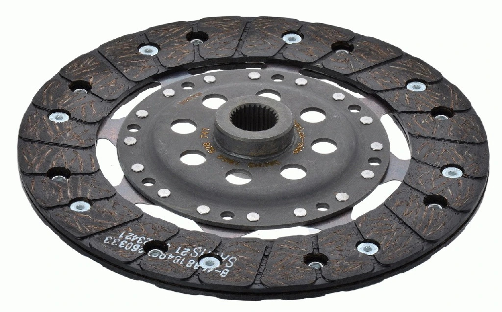 Disque d'embrayage Sachs 1864 528 741 organique 215mm à 28 dents stable