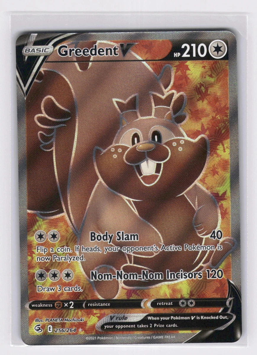 Greedent V 256/264 Swsh08: Fusion Strike for sale