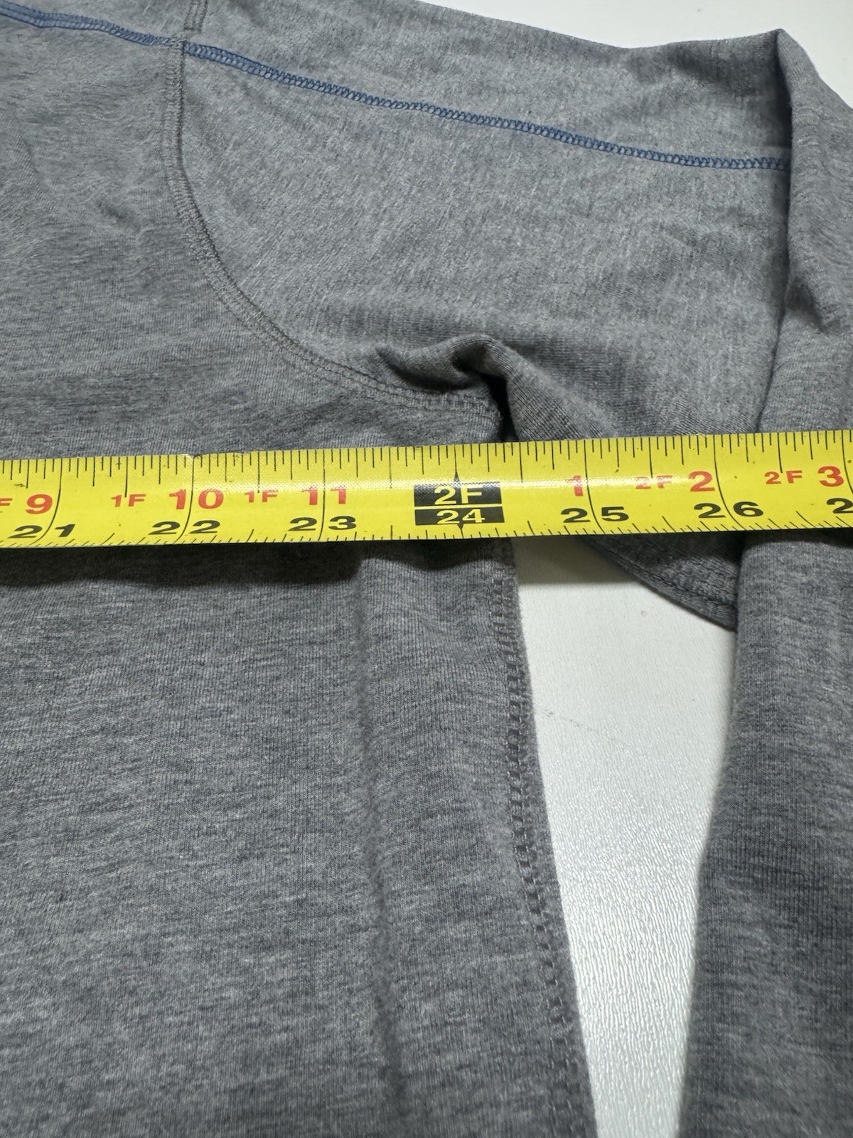 TASC Performance Grey 1/4 Zip Pullover Bamboo Men… - image 5