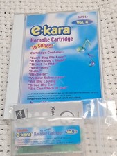 Ekara Karaoke Cartridge Volume 3, and volume 4, childrens cartridges, rare