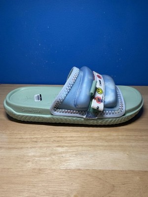 Air Jordan Super Play Slides J Balvin Slides Flip Flops Men's 7 Glow In  Dark