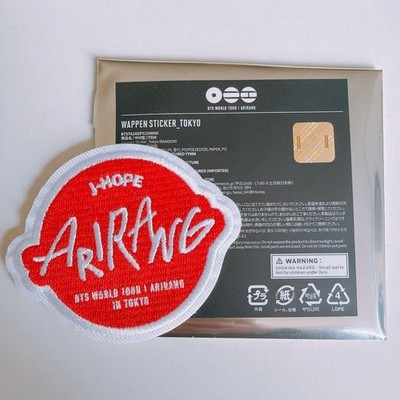 BTS ARIRANG Tokyo Official Wappen Sticker Set All Members Japan
