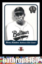 2001 Fleer Greats Of The Game #39 Henry Kimbro  NM/NM+  24231