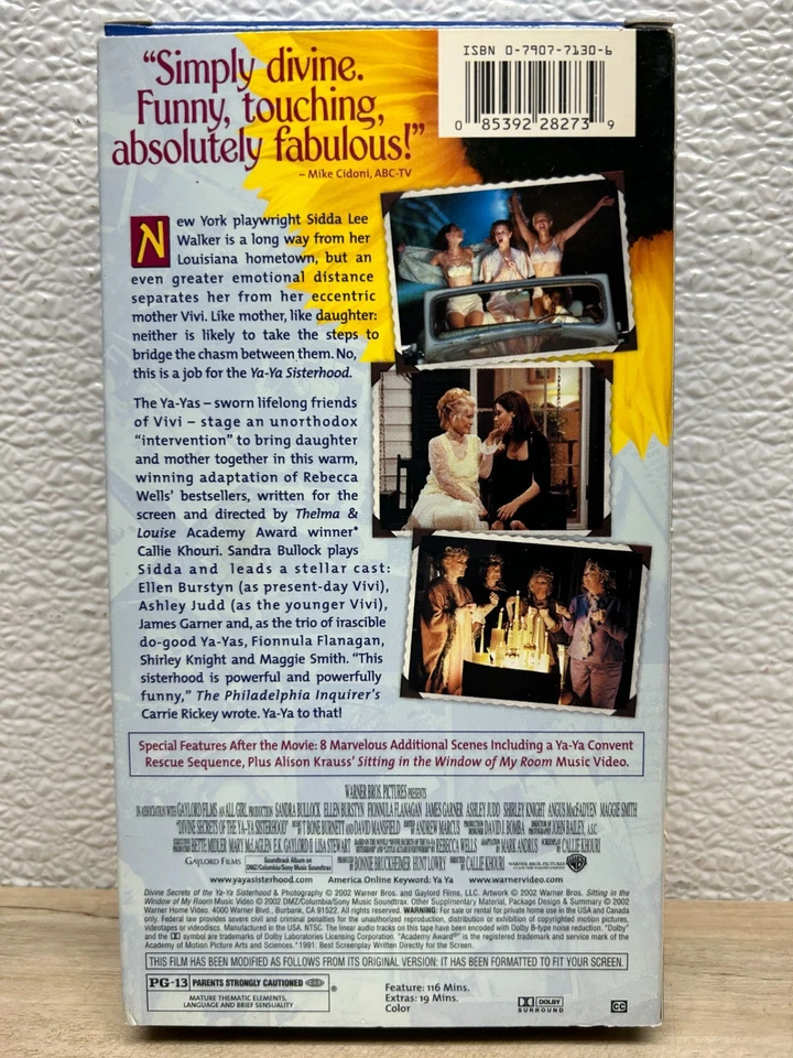 Vtg "Divine Secrets Of The Ya-Ya Sisterhood" VHS Movie James Garner - Image 4 of 4