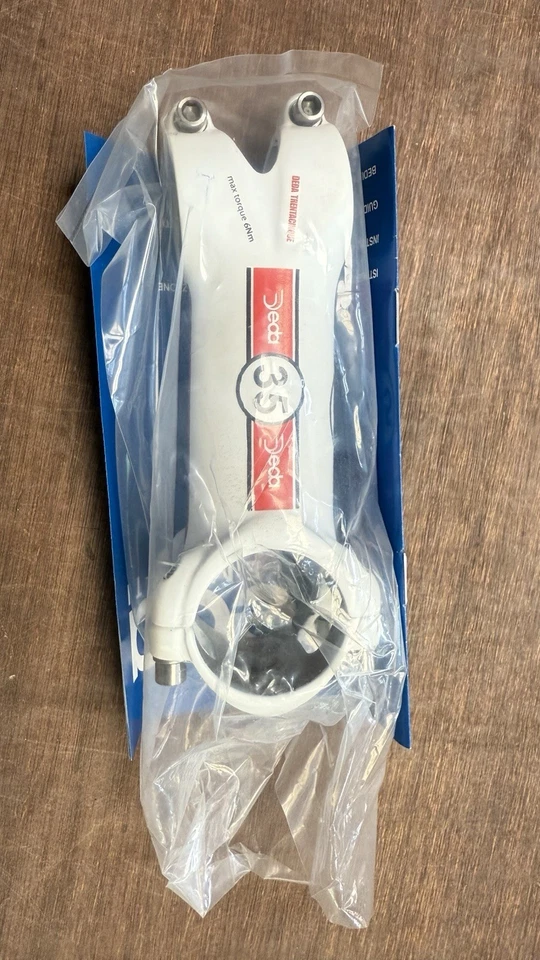 Deda Trentacinque 35 Matt White ( 2014 )  -  13 cm bike handlebar stem  -  NOS - Image 4 of 4