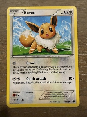 Eevee - 89/116 - Common - Lightly Played