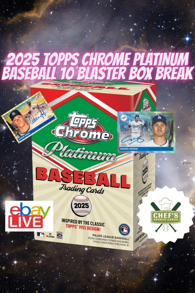 2025 TOPPS CHROME PLATINUM 1/4 BLASTER CASE (10 BOX) BREAK #6
