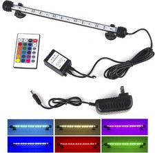 "Luz Sumergible LED para Acuario 11 Cambio de Color Control Remoto Luces Acuario