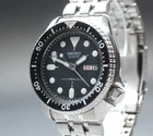 Vintage 1981 [N MINT] SEIKO 7548-7000 43mm Black Diver's Day/Date QZ Mens Watch