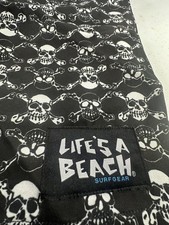 Life s A Beach Surf Gear Elastic Waist Shorts...