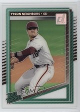 2025 Panini Donruss Clearly Rated Prospects Tyson Neighbors #181 0o2b