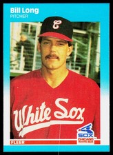 1987 Fleer Update Bill Long #U-66 Rookie Card Chicago White Sox. rookie card picture
