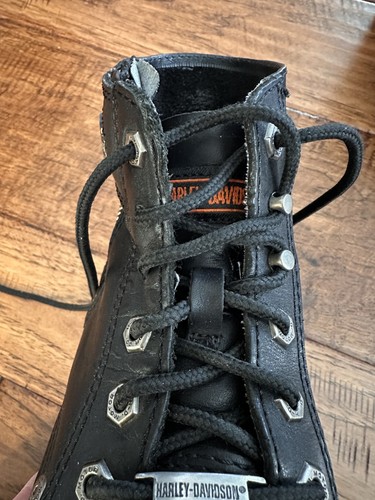 Harley Davidson Motorcycles Ladies Leather Boots Size 8.5 M - Picture 8 of 10