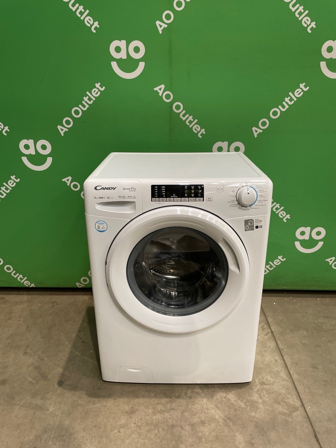 Candy Washing Machine 8kg 1600rpm White A Rated CSO686TWM6-80 #LF116864