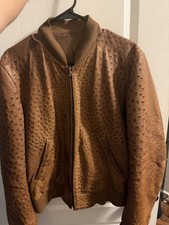 Vintage Full Quill Ostrich Jacket Size Medium...