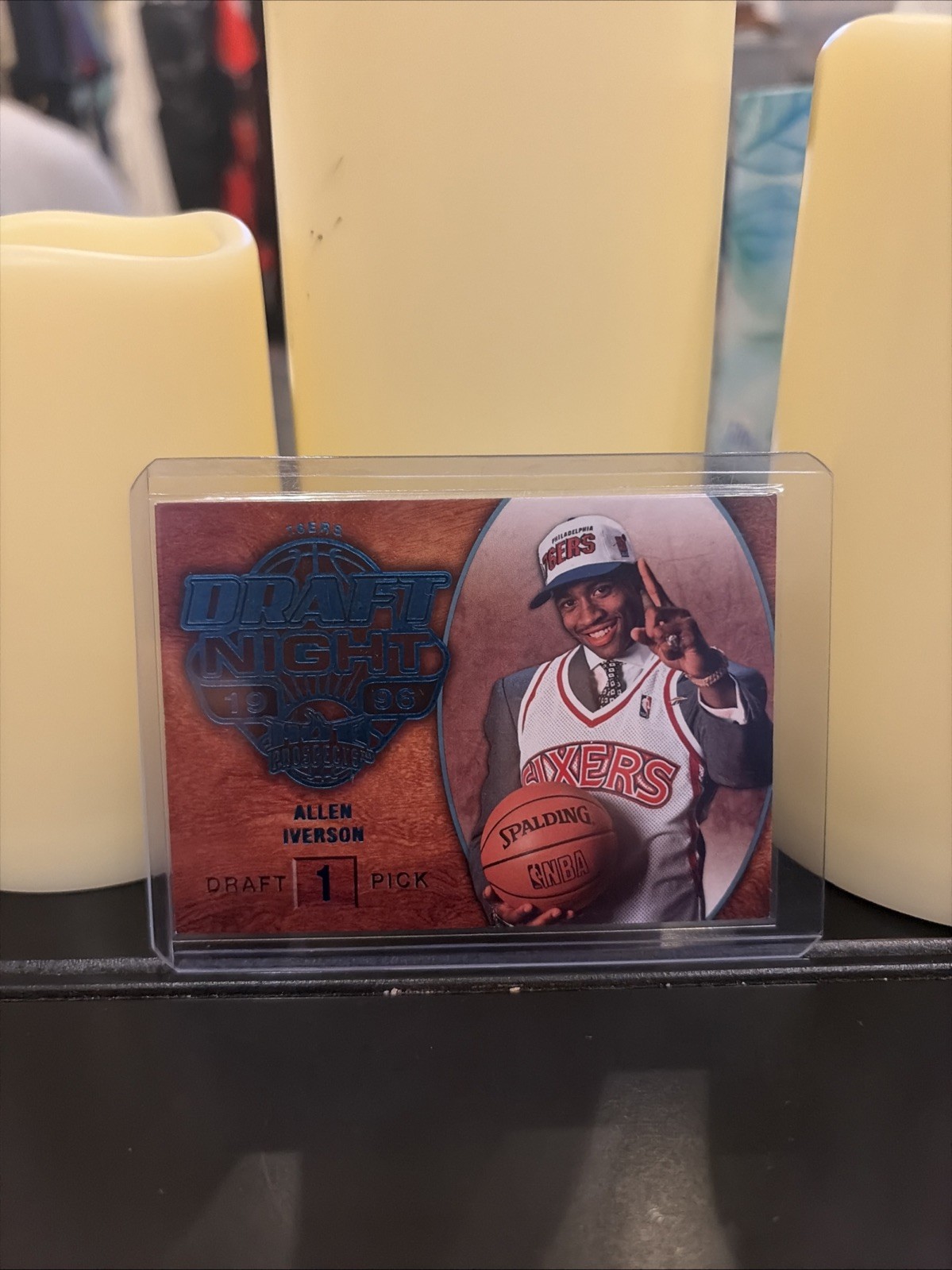 2008-09 Fleer Hot Prospects - Draft Night Allen Iverson #101 Blue