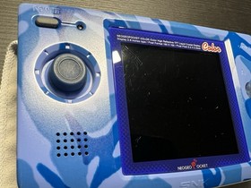 SNK Neo Geo Pocket Color NGPC Slim Camouflage Blue with IPS Screen Mod