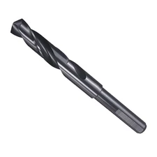 Drill Bit, 39/64" Cutting Diameter, 1/2" Shank 4241 118° Black Light-duty