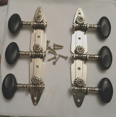 #ad Set 3x3 Black Button Plate Tuners Tuning Machines as on some First Act Others $9.95