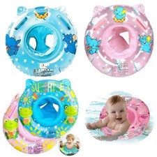 Inflatable Baby Kids Float Swimming Ring Safety Swim Trainer Water Aid Toy Pool