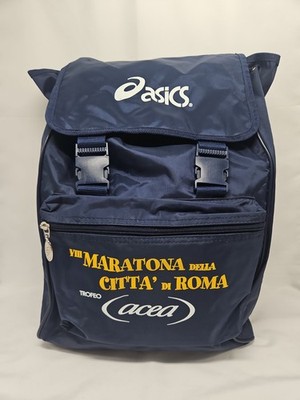 Rare ASICS Rome Marathon Backpack VIII Marathon