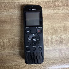 Sony ICD-PX370 Mono Digital Voice Recorder Black Tested Working