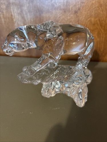JAGUAR Wonders of the Wild 24% Lead Crystal Figurine Germany Heavy Animal - Picture 8 of 12