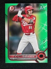 2022 Bowman Draft Green 17/99 Justin Boyd #BD-13 0vs5