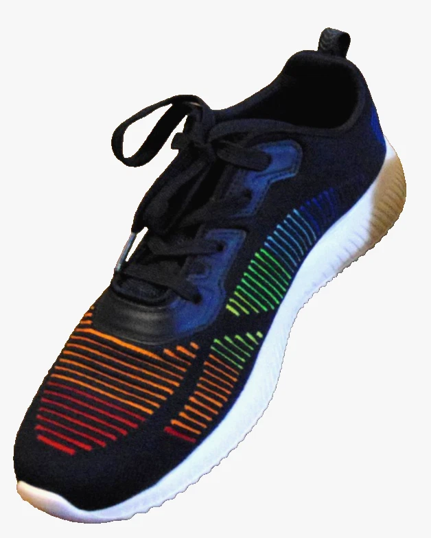 ZAPATOS A RAYAS SKECHERS BOBS MUJER MULTICOLOR AZUL 117065~9 Foto 4 de 4